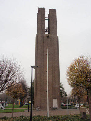 Dronten, toren bij kerkcentreum De Ark, 2007