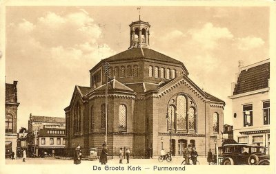 Purmerend, Grote Kerk, circa 1935