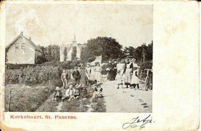 Sint Pancras, Kerkebuurt, circa 1910
