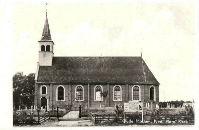 Oudemirdum, NH kerk, circa 1950