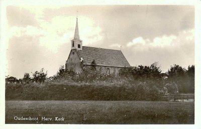 Oudeschoot, NH kerk, circa 1950