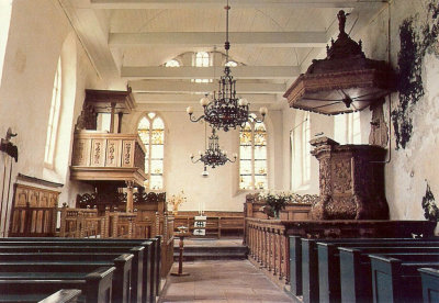 Noordwolde, NH kerk interieur