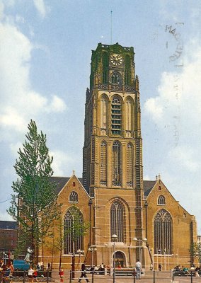 Rotterdam, Grote of St Laurenskerk, circa 1965