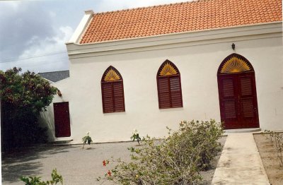 Aruba, Oranjestad, oude prot kerk 6, 1994