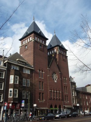 Amsterdam, oude RK kerk Rozengracht, 2008