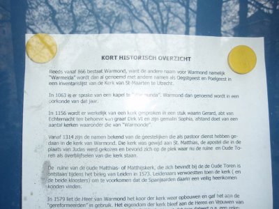 Warmond, Oude Toren ruine info, 2008.jpg