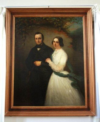 Abbenes, SOW kerk schilderij JP Heije en vrouw, 2008.jpg