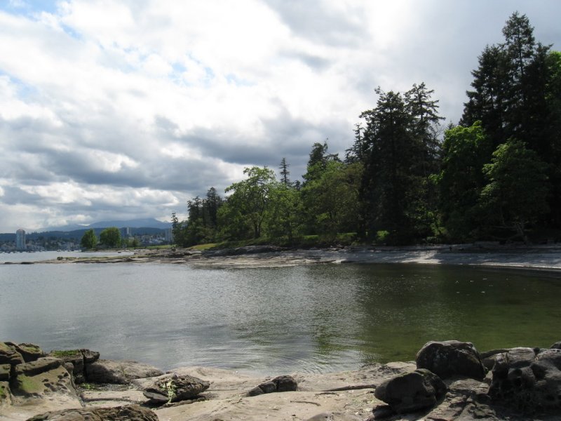 Eastern shore of Newcastle Island.