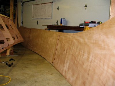 Side plank dry, ready for epoxy.