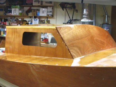 A beauty shot, second coat of epoxy. Too bad it gets painted.