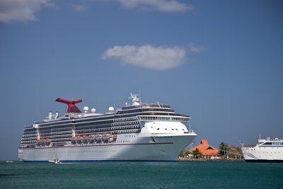 Carnival Miracle is visiting also