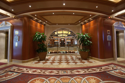 and photographing elevator lobbies