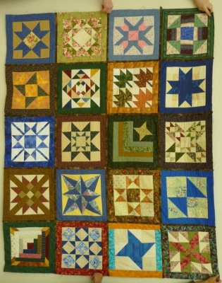 Blocks of the Month Birthday Quilt 2010