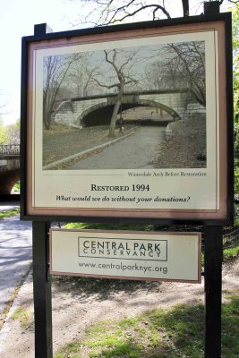 sign in Central Park