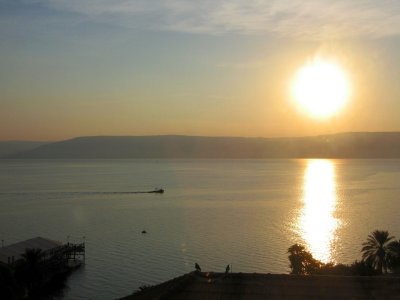 Coucher de soleil sur le Lac de Tibriade