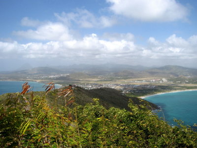 Cap de Moule  Chique, l o l'Ocan Atlantique et la Mer des Carabes se rencontrent