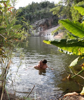 ANDOHAHELA NATIONAL PARK MADGASCAR - SWIMMING THE WATERFALLS.JPG