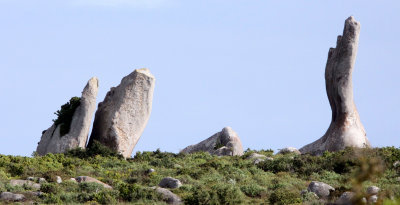 WEST COAST NATIONAL PARK SOUTH AFRICA - HAND ROCK OUTCROPPING.JPG