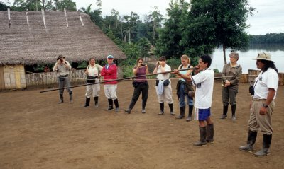 ECUADOR - AMAZONA - NATIVE VILLAGE - BLOWDARTING.jpg