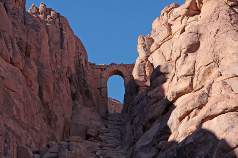 Mt Sinai ascent, the short route