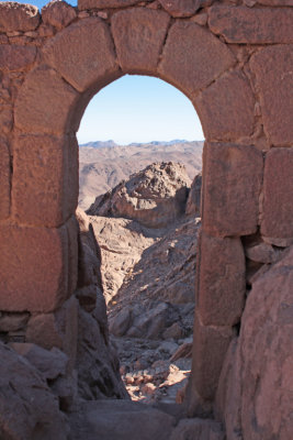 Mt Sinai ascent, the short route