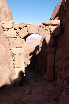 Mt Sinai ascent, the short route
