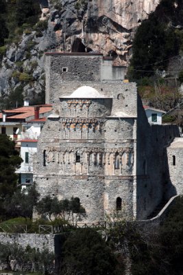 Basilica di Sant Eustacio from Villa Cimbrone