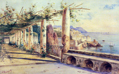 Painting of Amalfi