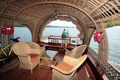 Kerala riceboat cum houseboat