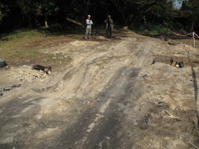 So called Elephant foot prints