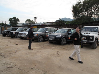 Land Rover parking only