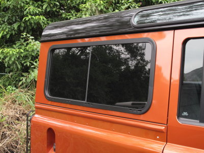 New rear windows, but it is blocked from inside