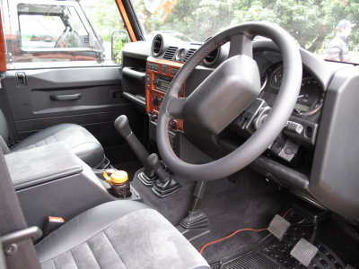 Even the Steering wheel is leather stitched