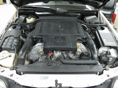 V8 Engine, mated with a smooth transmission