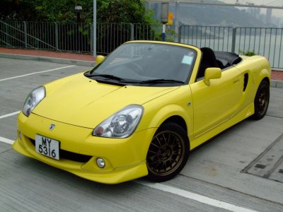 2003 Toyota MR-S ZZW30, with RayS SE37K wheels, 2nd day In
