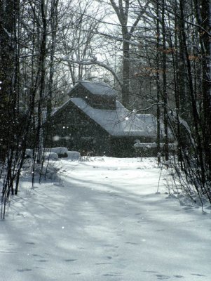 Sugar shack (snowing)