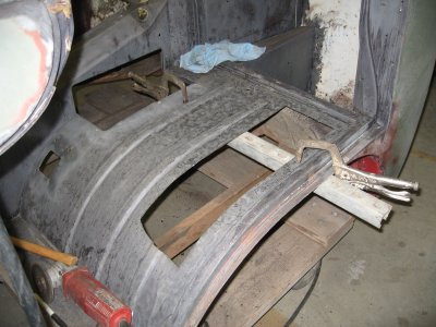 Replacing part of driver floor