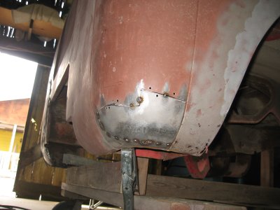 Lower corner patch