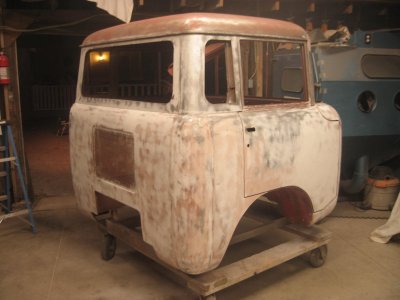 Cab almost ready for high build primer