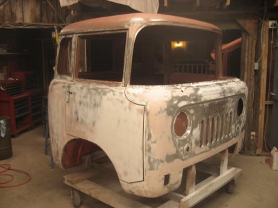 Cab almost ready for high build primer