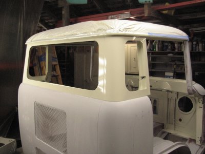 Accent band on cab painted