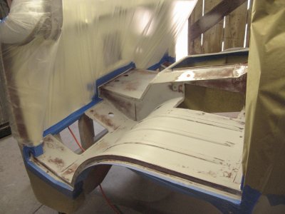 Interior ready for paint