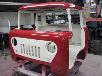 Finished cab