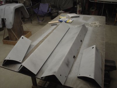 Bed skirts in high build primer