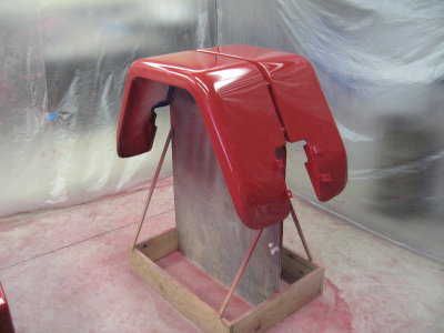 Bed fenders finished