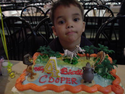 Cooper's birthday cake