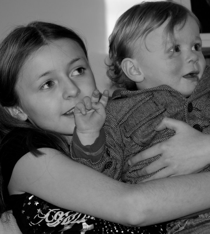 With Cousin Megan