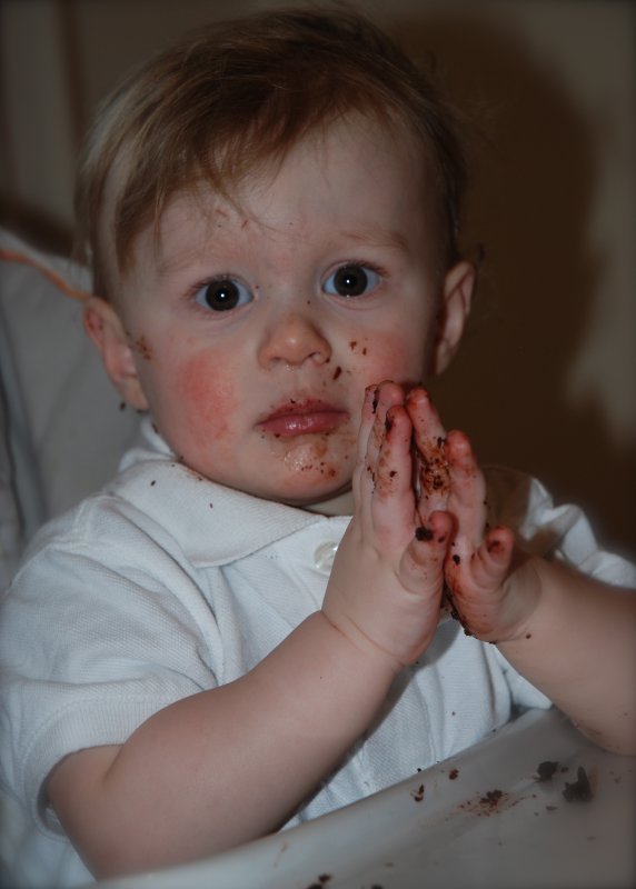 Mmmm, Chocolate Birthday Cake