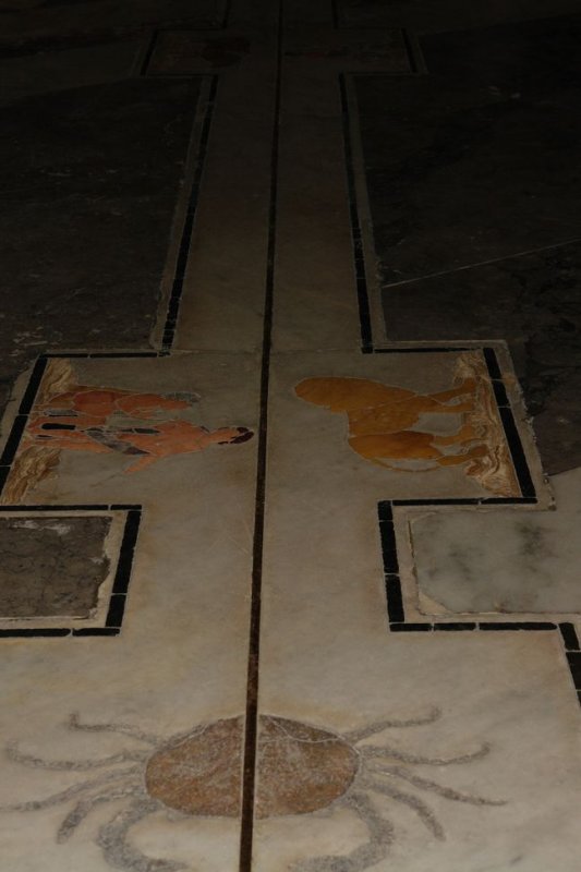 Meridian inside the cathedral