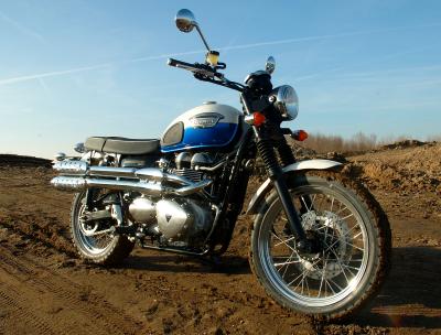 Triumph Scrambler 900, off the road